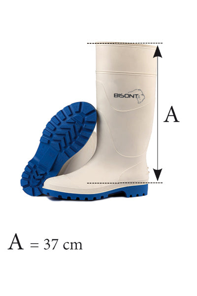stivale classic bianco antiscivolo con misura 37 cm del cavallo