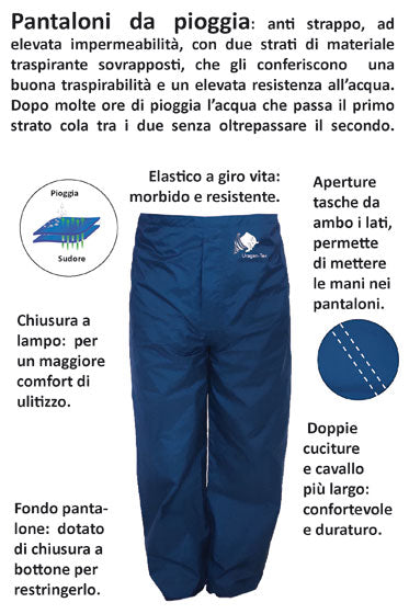 Pantaloni Idrorepellenti Doppio Strato: La Protezione Definitiva contro la Pioggia