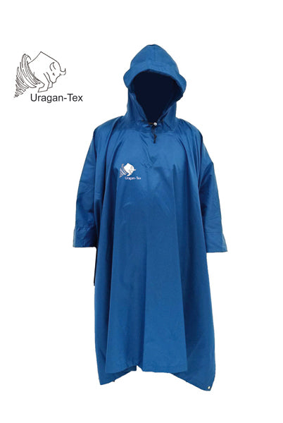 Poncho Uragan-Tex impermeabile su sfondo bianco - Vista frontal